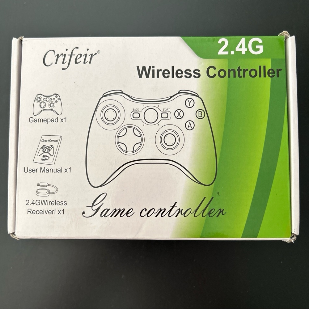 Crifeir Wireless Controller 2.4 G  X-360 /p3 NIB